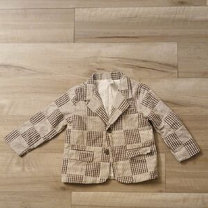 Gymboree Celebrate Spring Seersucker Patchwork Jacket Size 2T-3T Vintage(G)